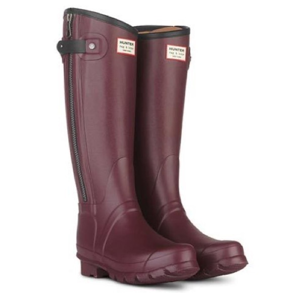 rag & bone Shoes - Hunter Rag & Bone Limited Edition Rain Boots 6 Burgundy/Wine Color